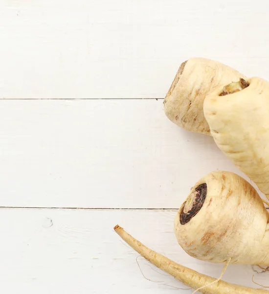 Parsnip Wooden Table — Stock Photo, Image