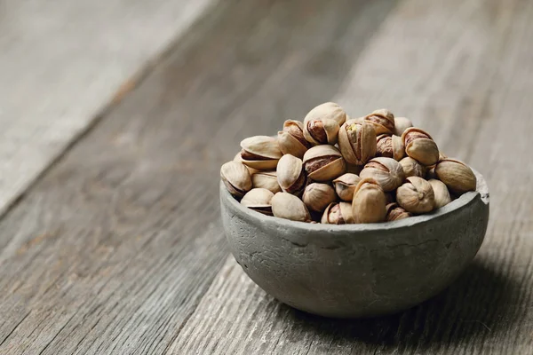 Spuntini Pistacchi Una Ciotola — Foto Stock