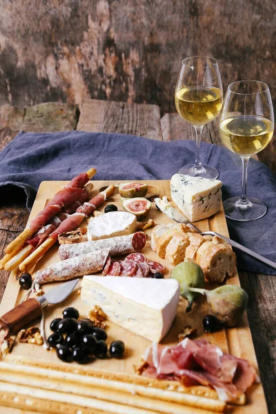 Preparación Cocción Deliciosa Comida Mesa — Foto de Stock