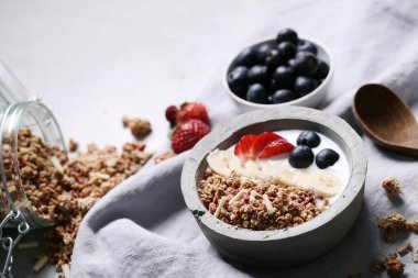 Granola. Masada nefis bir kahvaltı.