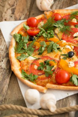 Masada nefis bir pizza