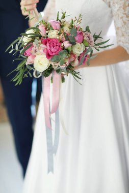 Düğün için. Güzel çift evleniyor.