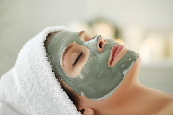 Beauty and healthcare. Woman in spa salon