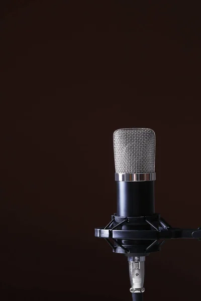 Sound Studio Microphone Close — Stock Photo, Image