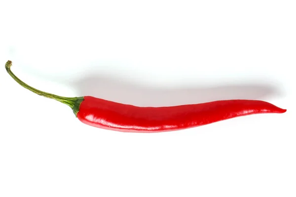 Red Chili Pepper White Background — Stock Photo, Image