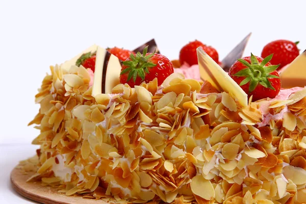 Dessert Fruitcake Close View — Stock Photo, Image
