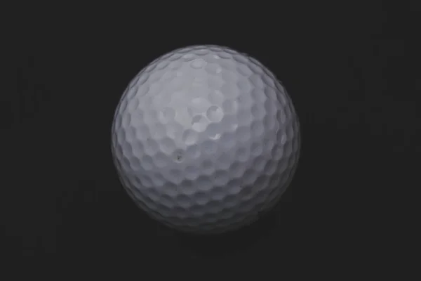 Pelota Golf Sobre Fondo Negro — Foto de Stock