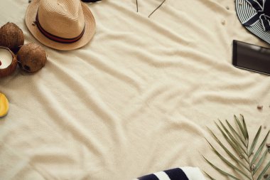 Tatil günü. Plajda tatil.