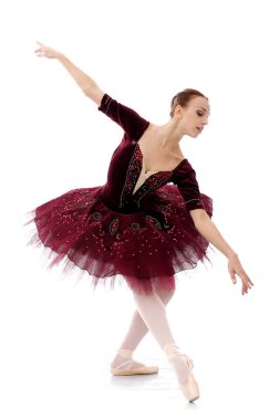 Muhteşem balerin iş başında.