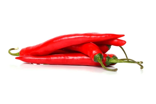 Red Chili Pepper White Background — Stock Photo, Image