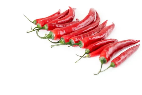 Red Chili Pepper White Background — Stock Photo, Image