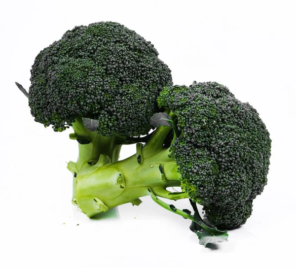 Heerlijke Broccoli Een Witte Achtergrond — Stockfoto