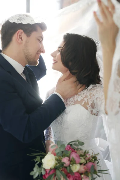 Matrimonio Bella Coppia Sta Sposarsi — Foto Stock