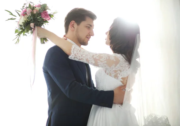 Düğün Için Güzel Çift Evleniyor — Stok fotoğraf