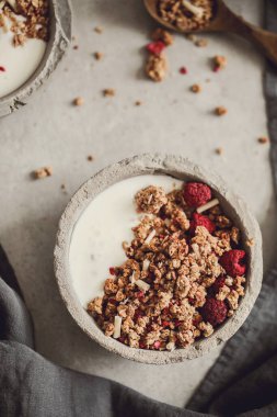 Granola. Masada nefis bir kahvaltı.