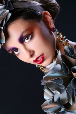 şık görüntüsü güzel genç kız