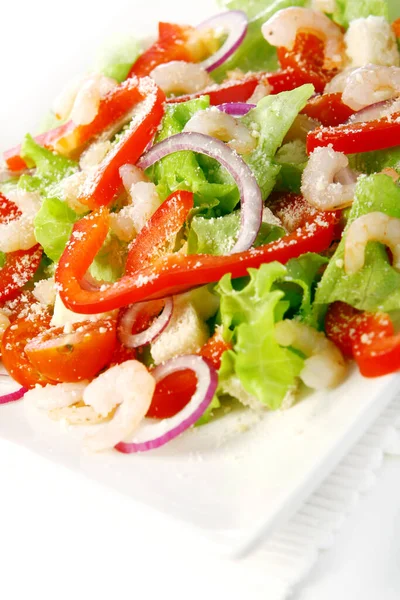 Comida Salada Saborosa Fresca — Fotografia de Stock