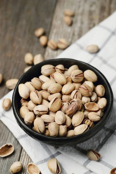 Spuntini Pistacchi Una Ciotola — Foto Stock