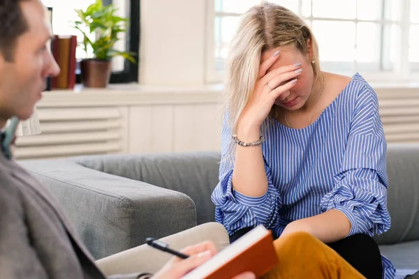 Sessie Met Een Psycholoog — Stockfoto