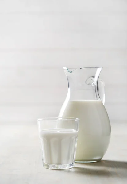 Gesunde Ernährung Milch Krug — Stockfoto