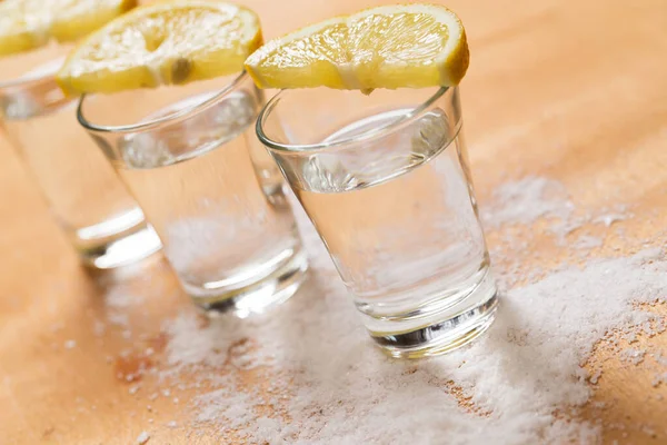 Tequila Con Limón Sal —  Fotos de Stock