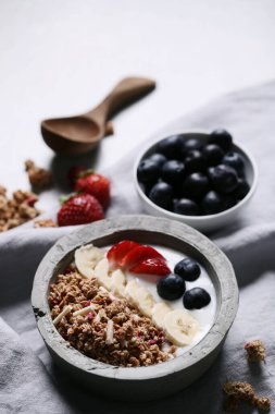 Granola. Masada nefis bir kahvaltı.