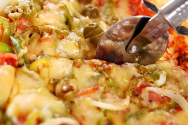 tatlı taze İtalyan pizza