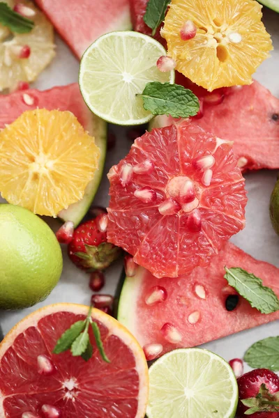 Fresh Fruits Table — Stock Photo, Image