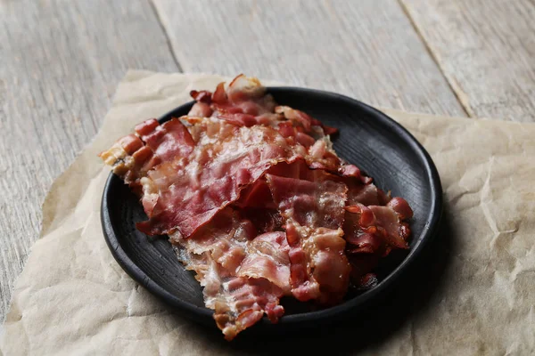 Fried Bacon Dish — Stockfoto