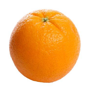 Beyaz arkaplanda turuncu