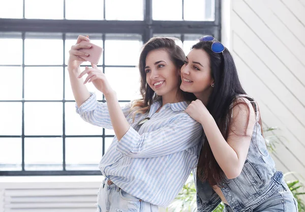 Mulheres Amizade Melhores Amigos Para Sempre — Fotografia de Stock