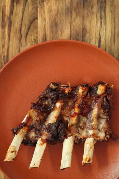 Food Cuisine Crispy Deep Fried Ribs — Stock Photo, Image