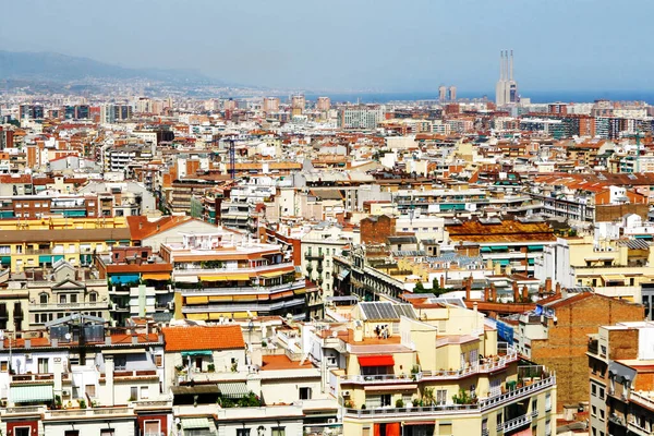 Vacker Utsikt Över Staden Barcelona — Stockfoto