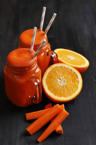 Drink Kitchen Healthy Carrot Juice — Stock Photo, Image