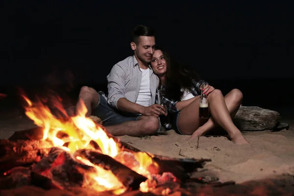 Beautiful Couple Beach — Stock Photo, Image