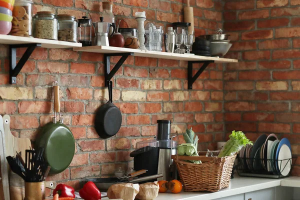 Kitchenware Photo Kitchen Interior — Stock Photo, Image