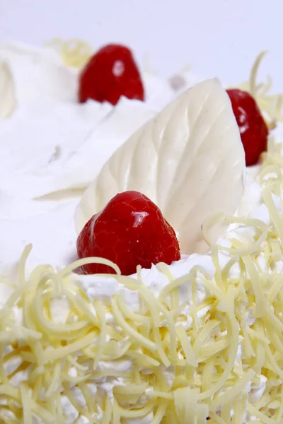 Dessert Gâteau Aux Fruits Vue Rapprochée — Photo