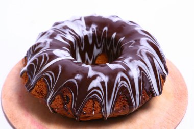 Tatlı meyveli kek yakın çekim görüntüsü