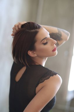 Beauty. Beautiful girl with tattoo