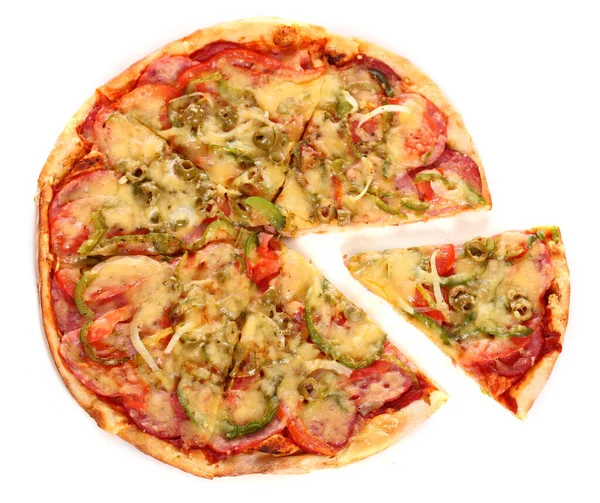 Closeup Tasty Italian Pizza — Stock Photo, Image