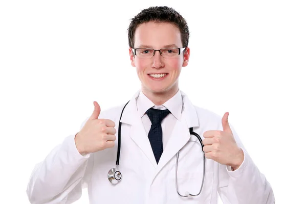 Jovem Estudante Assistente Médico — Fotografia de Stock