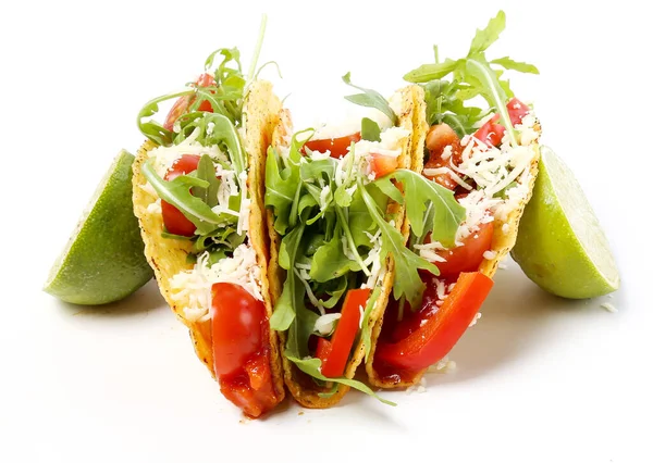 Yiyecekler. Masadaki tako nefis.