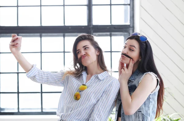 Vrouwen Vriendschap Beste Vrienden Voor Altijd — Stockfoto