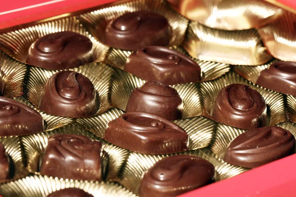 Cierre Caramelos Chocolate Caja — Foto de Stock