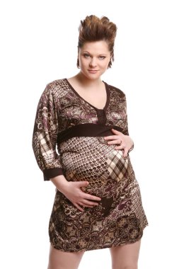 genç ve çekici mutlu anne