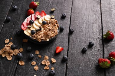 Granola. Masada nefis bir kahvaltı.