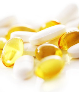 hapları beyaz arka plan üzerinde makro