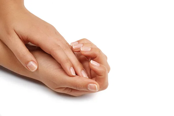 Hautpflege Hände Großaufnahme — Stockfoto