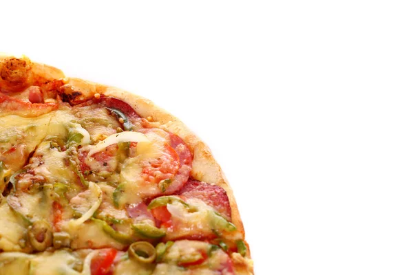 Closeup Tasty Italian Pizza — Stock Photo, Image
