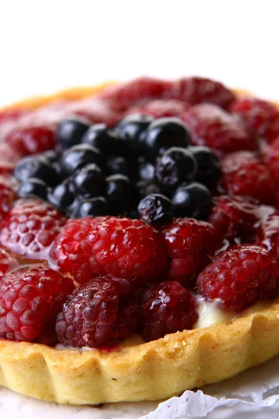 Pastel Frutas Frescas Con Arándanos — Foto de Stock